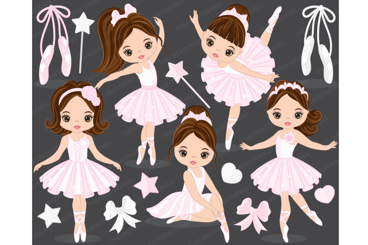 Vector Ballerina,Vector Ballet, an Illustration by TheCreativeMill (Photo 3 of 4)