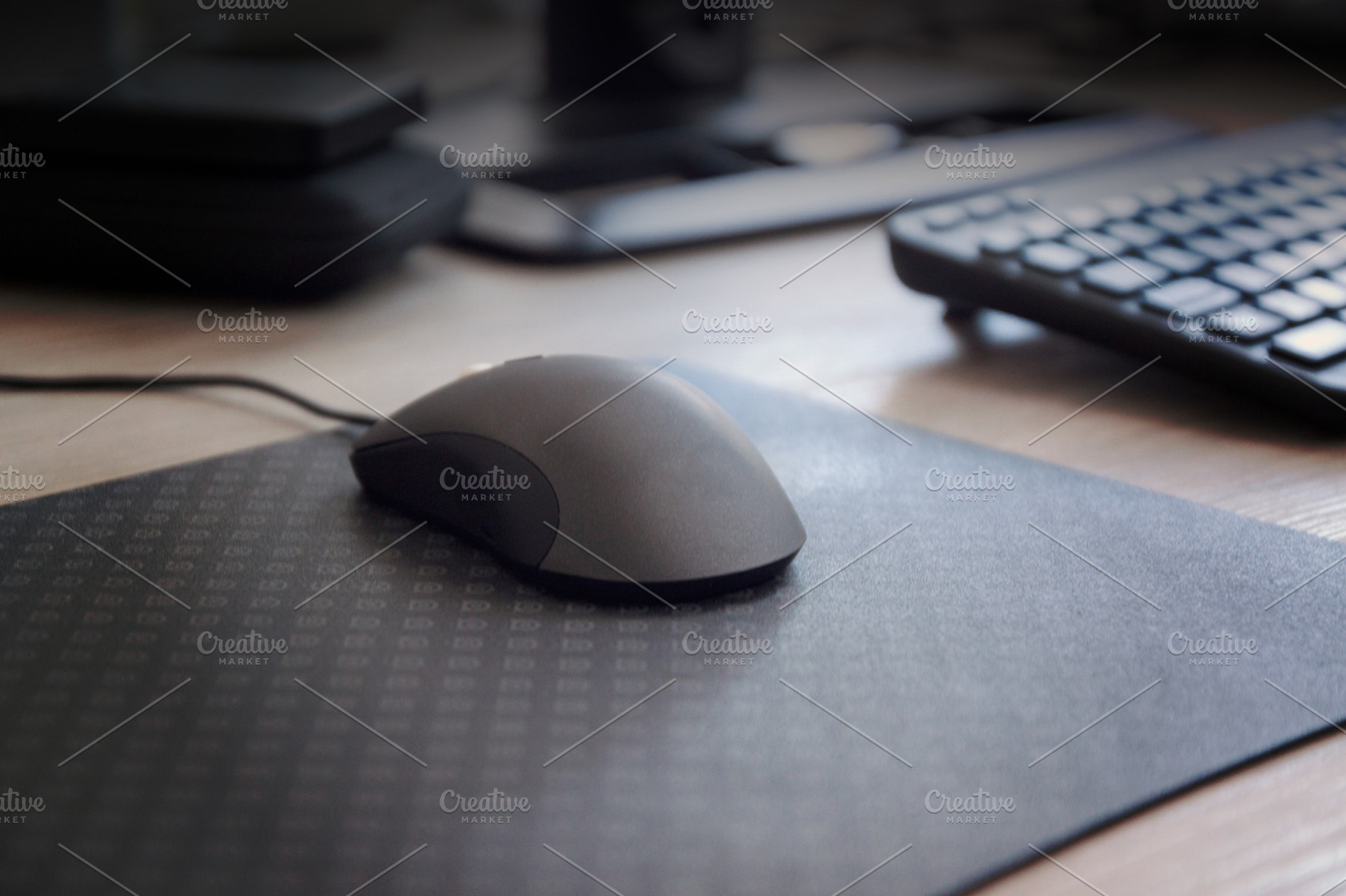 Black Mouse Detail