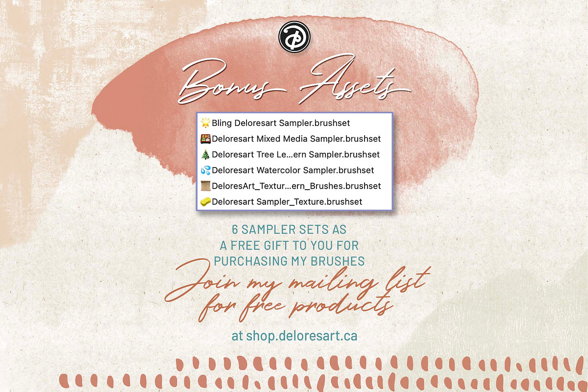 Massive Art Journalling Bundle, a Brushes & More by DeloresArt (Photo 16 of 28)