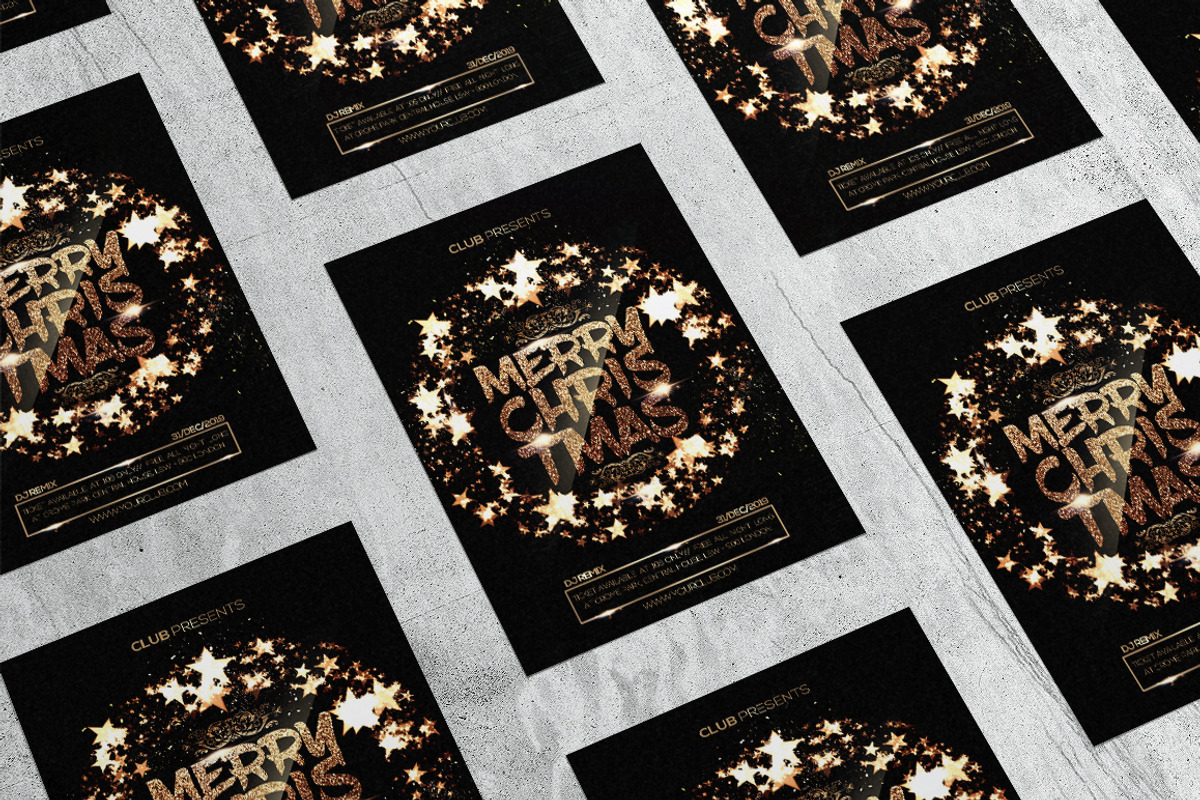 Christmas star, a Flyer Template by What a Story (Photo 4 of 5)