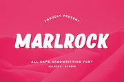 Marlrock All Caps Handwritting Font, a Font by Allouse Studio (Thumbnail 1 of 10)