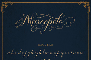 Marcopolo Calligraphy Font