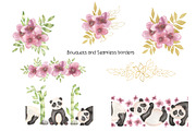 Panda Garden, an Animal Illustration by MayaNavits (Thumbnail 6 of 19)