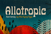 Allotropic | Expressive Retro Family, a Font by The Flying Type (Thumbnail 1 of 12)