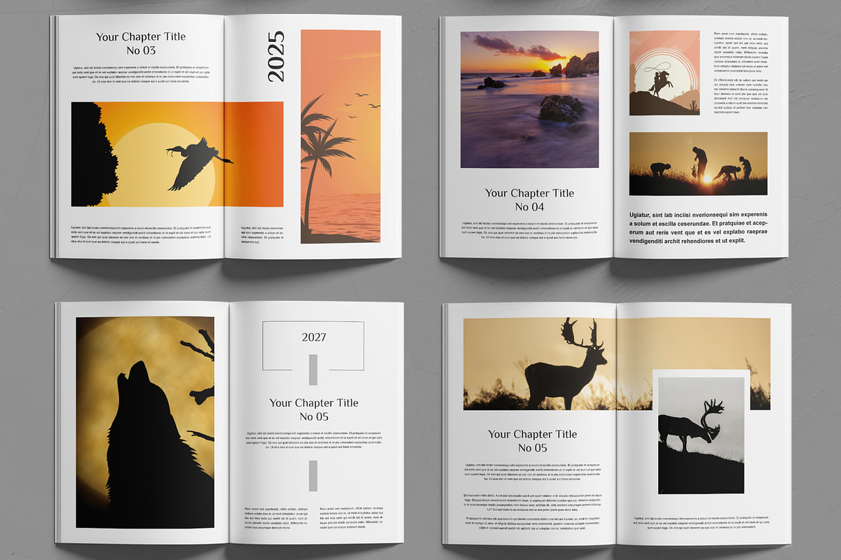 Book Title  Here Design Layout, a Magazine Template by MightyDesign (Photo 2 of 6)