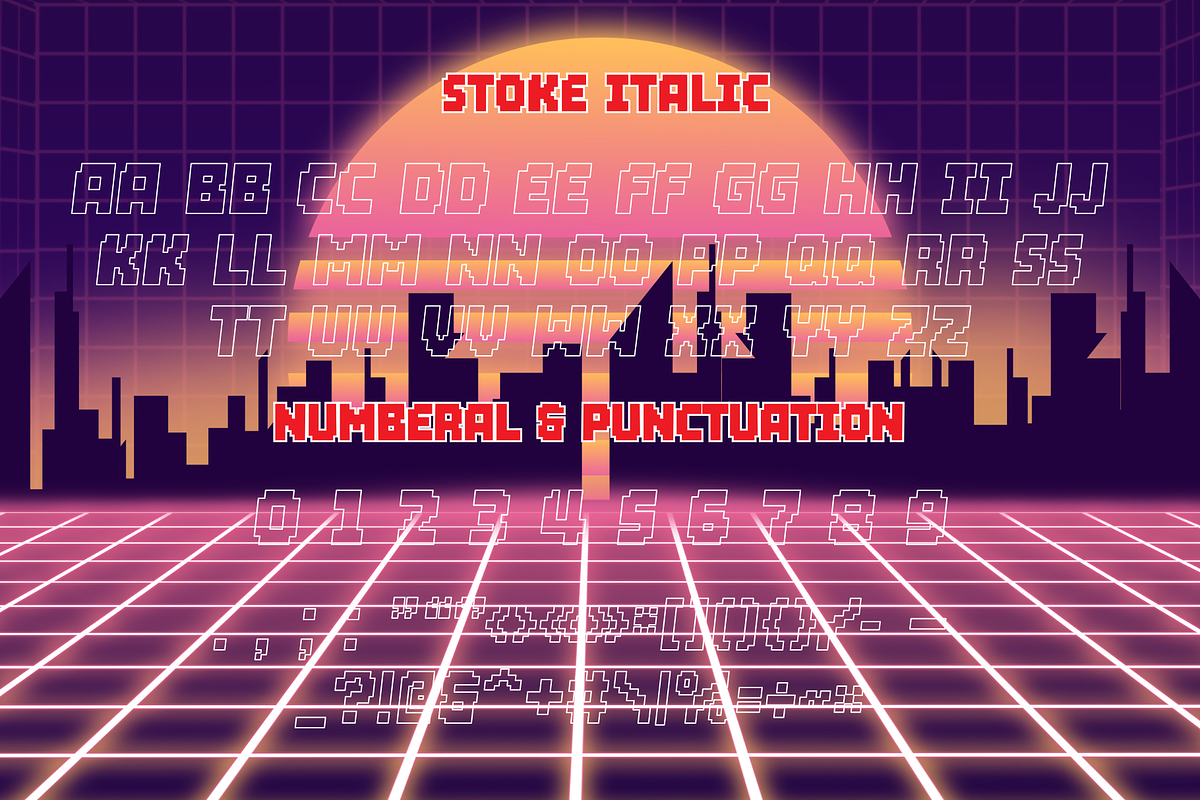 Brick Byte - square-cut display font, a Sans Serif Font by Brown Cupple (Photo 9 of 12)