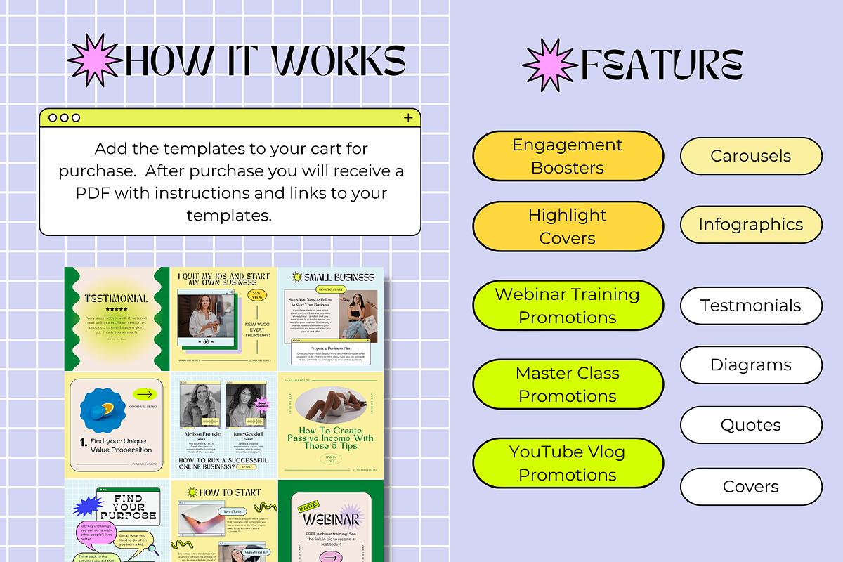 Colorful Small Business Template, a Social Media Template by Guavamelo Studio (Photo 4 of 15)