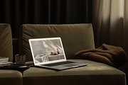 Dark & Moody Laptop Mockup, a Mac Mockup by The Ethical Agency (Thumbnail 3 of 3)