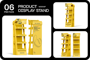 Advertising POS Display Rack Mockup, an Advertising Mockup by Ram Studio LLC