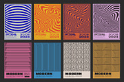 56 MODERN GEOMETRIC POSTERS, a Texture Graphic by craftlove (Thumbnail 8 of 10)