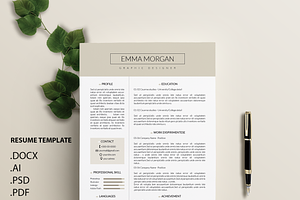 Latte CV / Resume Template / M