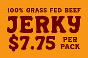 JERKY, a Slab Serif Font by SAMPLE (Thumbnail 4 of 4)