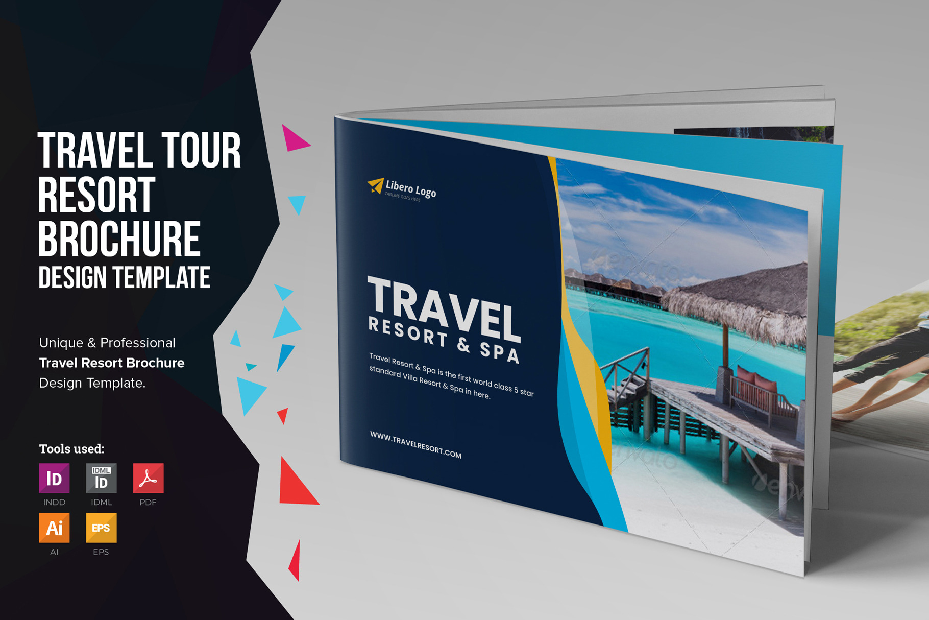 Travel Resort Brochure Design v2, a Brochure Template by Miyaji75