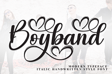 Boyband | Script Font