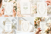 Wedding Invitation Canva Mockups, an Advertising Mockup by Matisse Studio (Thumbnail 1 of 9)