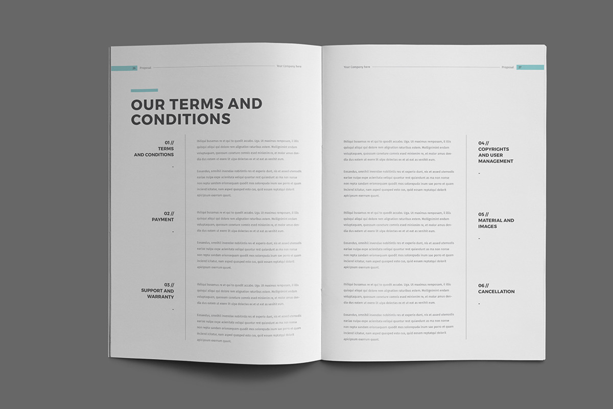 Company Brochure Pack, a Brochure Template by Egotype (Photo 9 of 33)