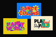 Colorful Playful Text Effect, a Layer Style Add-On by Matsero (Thumbnail 2 of 4)