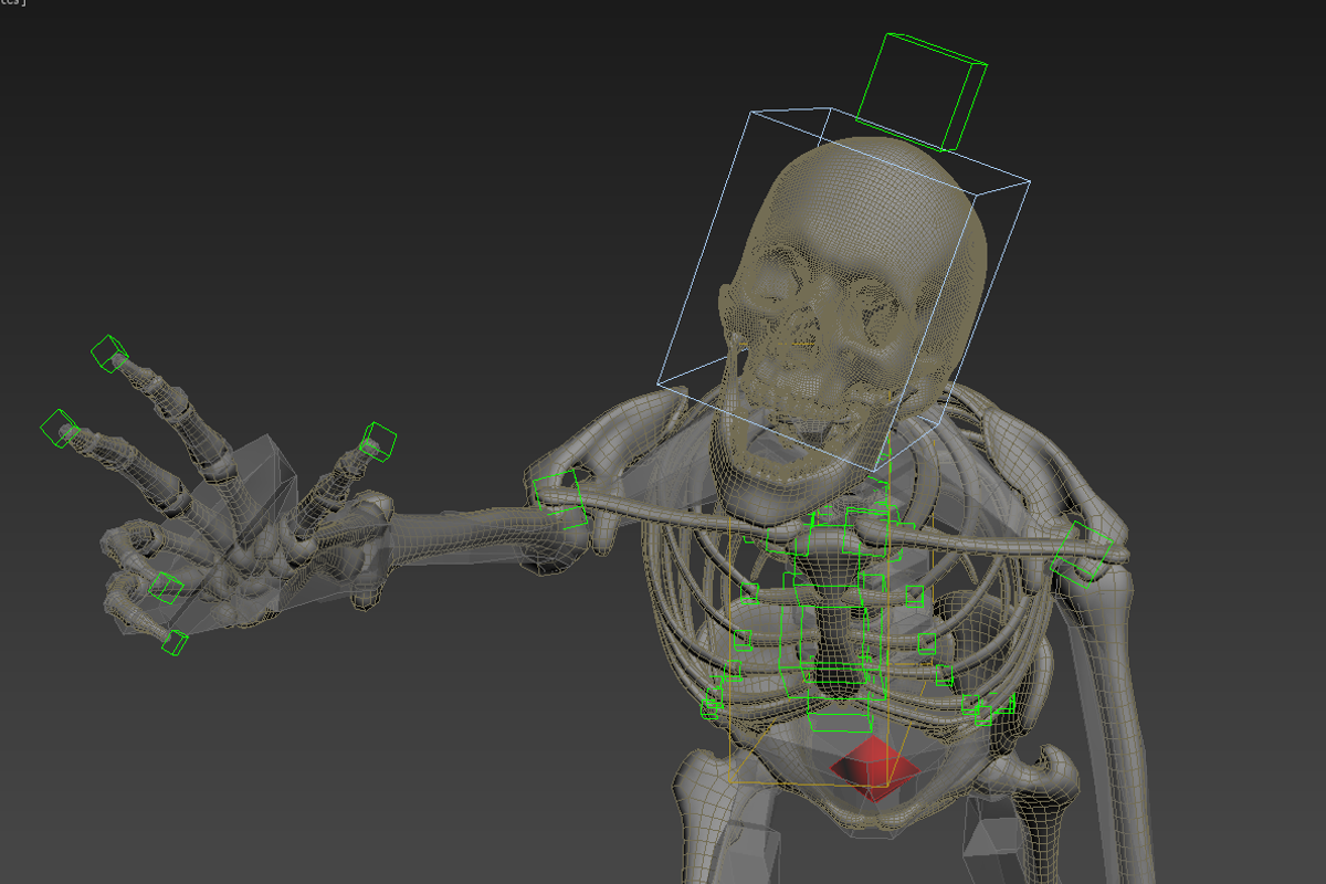 Human skeleton rigged, a Characters & Person 3D Model by konstantin.ermolaev (Photo 27 of 27)