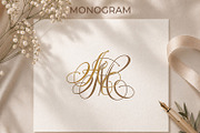 MA AM Wedding Monogram Logo, a Branding & Logo Template by LogoAV (Thumbnail 6 of 6)