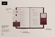 Restaurant Branding Mockup Kit, a Books & Magazine Mockup by Catkie - Digital Art (Thumbnail 2 of 8)