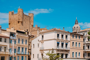 Donjon Gilles Aycelin tower, old town of Narbonne, a Photo by Nito