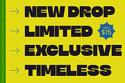 Broken Stroke New Bold Display Sans, a Sans Serif Font by timelesstype.co (Thumbnail 8 of 10)