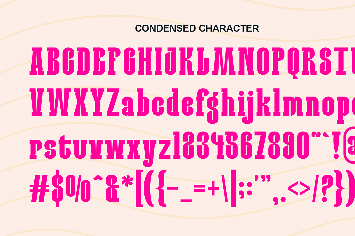 Yibuk Recity–Bold Condensed & Script, a Serif Font by MaikoHatta (Photo 3 of 9)