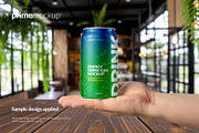 330 ml Energy Drink Can Mockup Set, a Packaging Mockup by PrimeMockup (Thumbnail 7 of 11)