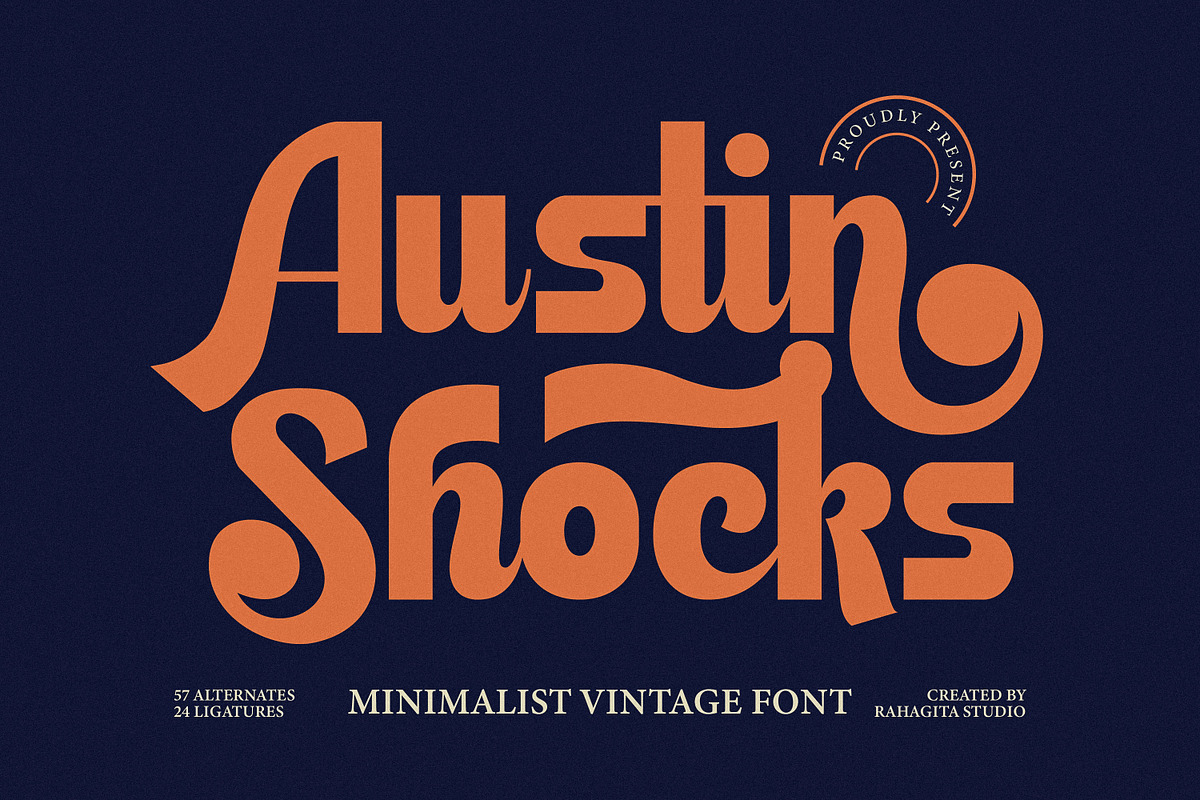 Austin Shocks, a Script Font by Rahagita Studio (Photo 1 of 12)