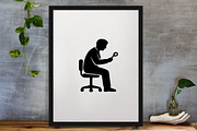 Dentist Silhouette SVG, a Healthcare Illustration by newminddesign (Thumbnail 3 of 3)