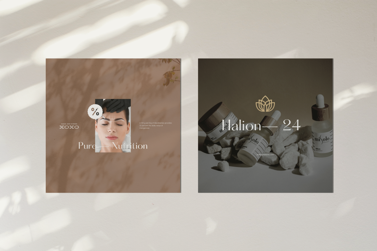 HALION | Cosmetics Canva Template, a Templates & Theme by Goashape Studio (Photo 6 of 12)