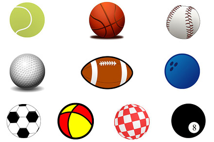 Ball Clipart and Vectors, a Sport Illustration by Awieee1