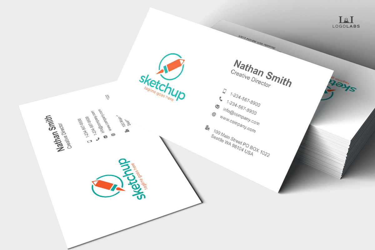 Sketch Up Logo, a Branding & Logo Template by LogoLabs
