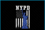 New York Police Statue Of Liberty, a Graphic by Creativeusart (Thumbnail 2 of 4)
