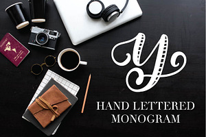 Hand Lettered Monogram