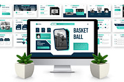Basketball - Sport Powerpoint, a Presentation Template by Deepslide Studio (Thumbnail 2 of 6)