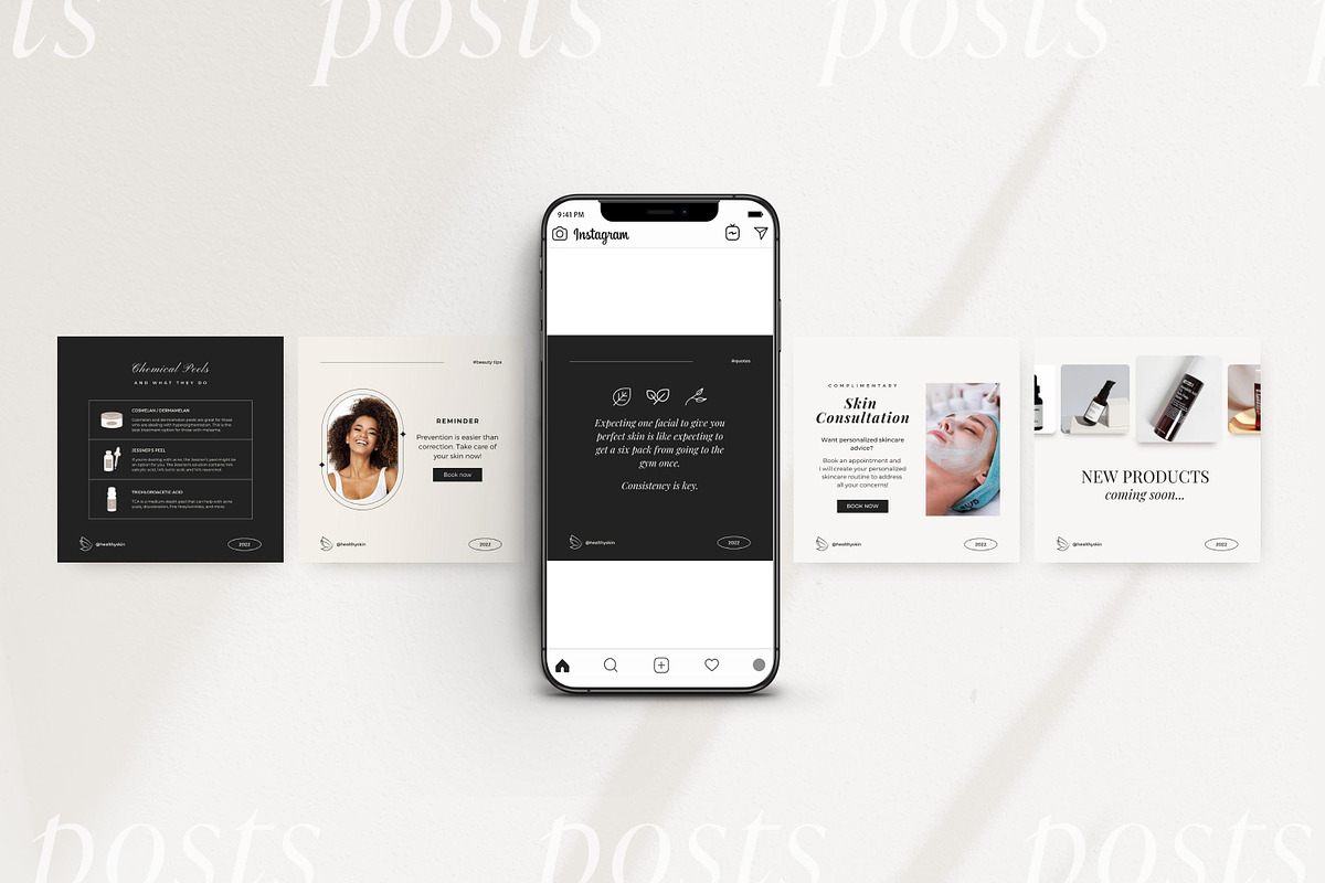 Canva Esthetician templates, a Social Media Template by LiliesandBerries (Photo 15 of 19)