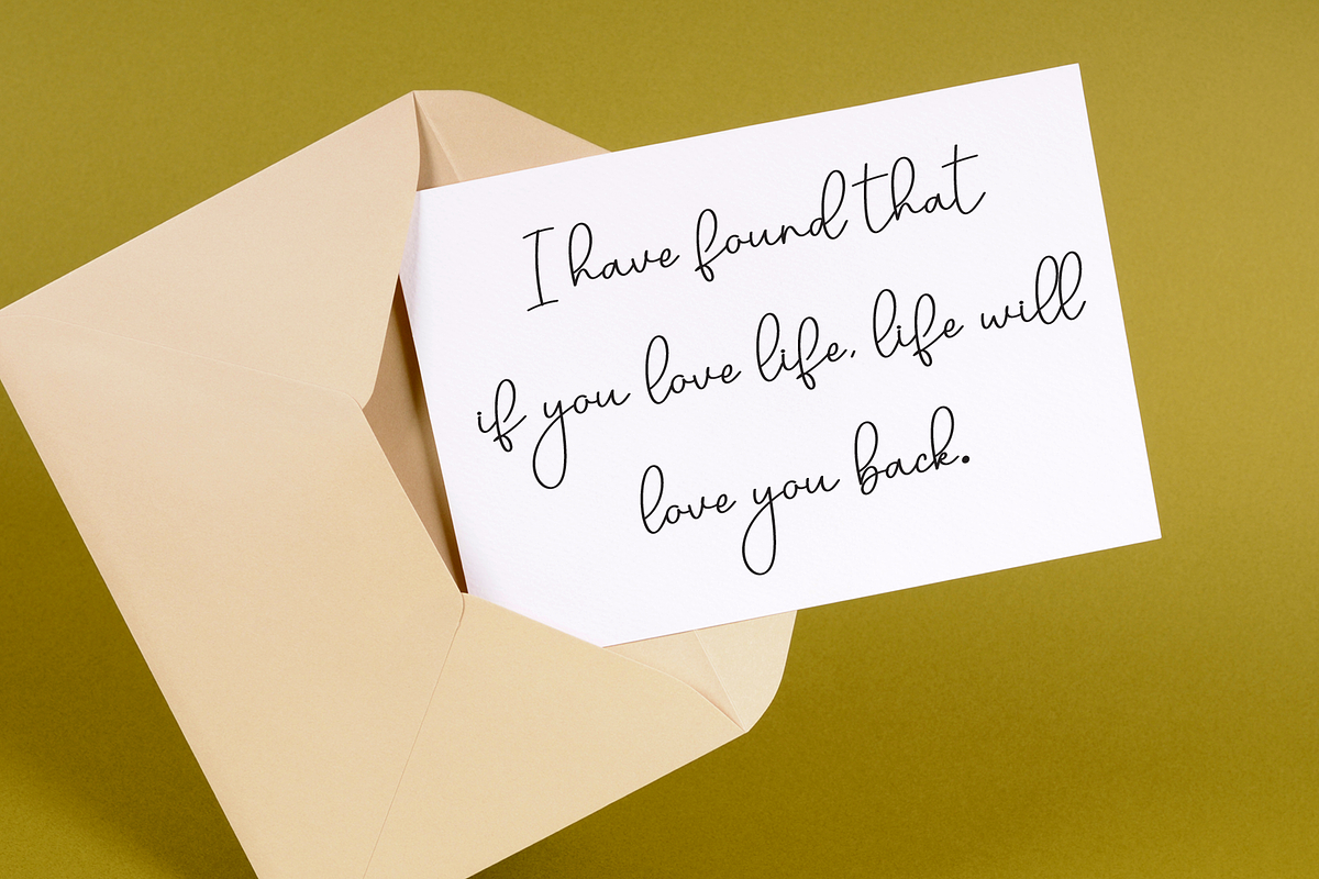 Mandala | Script Font, a Handwritten Font by Scratchones (Photo 4 of 9)