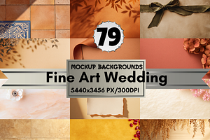 79 Fine Art Wedding Mockup Bundle, a Merchandise Mockup by LA Design