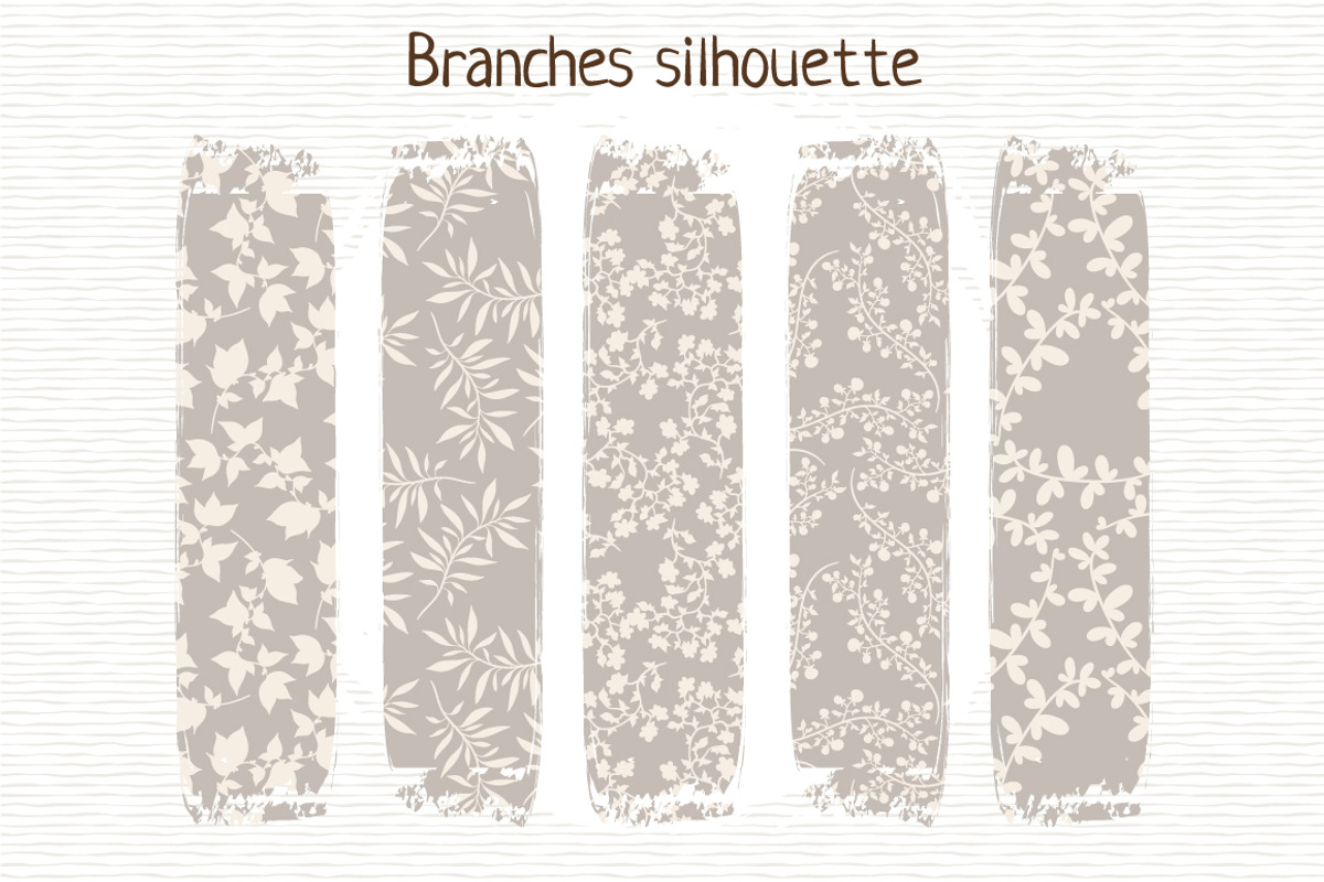 Set of 20 floral patterns preview 2