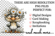 Whimsical Spring Chick Clipart, an Illustration by Daily.Designs (Thumbnail 2 of 7)