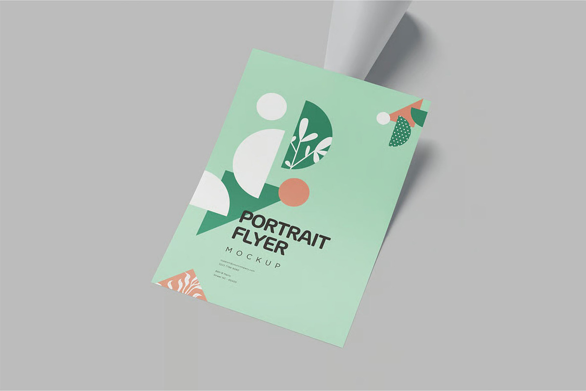 A4-A5-A6 Portrait Flyer Mockup, an Advertising Mockup by megostudi0 (Photo 7 of 7)
