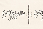 Garland Hand Drawn Ornamental Font, a Handwritten Font by Madeline ODonoghue Design (Thumbnail 1 of 9)