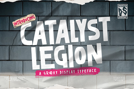 Catalyst Legion Graffiti Marker Y2k, a Symbol Font by dansdesign