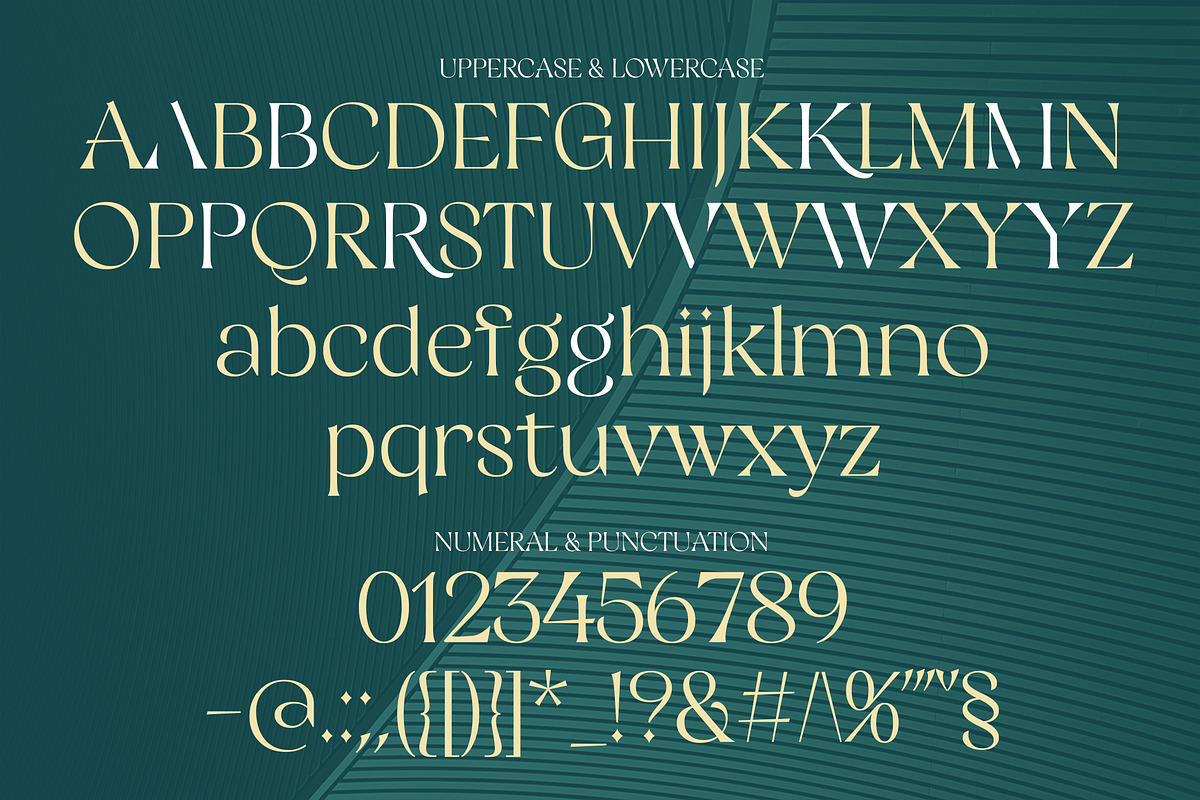Restaglick - Elegant Ligatures, a Serif Font by Mokatype Studio (Photo 9 of 12)