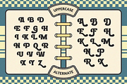 Retro Way - Vintage Logo Font, a Serif Font by Nirmana Visual (Thumbnail 9 of 15)