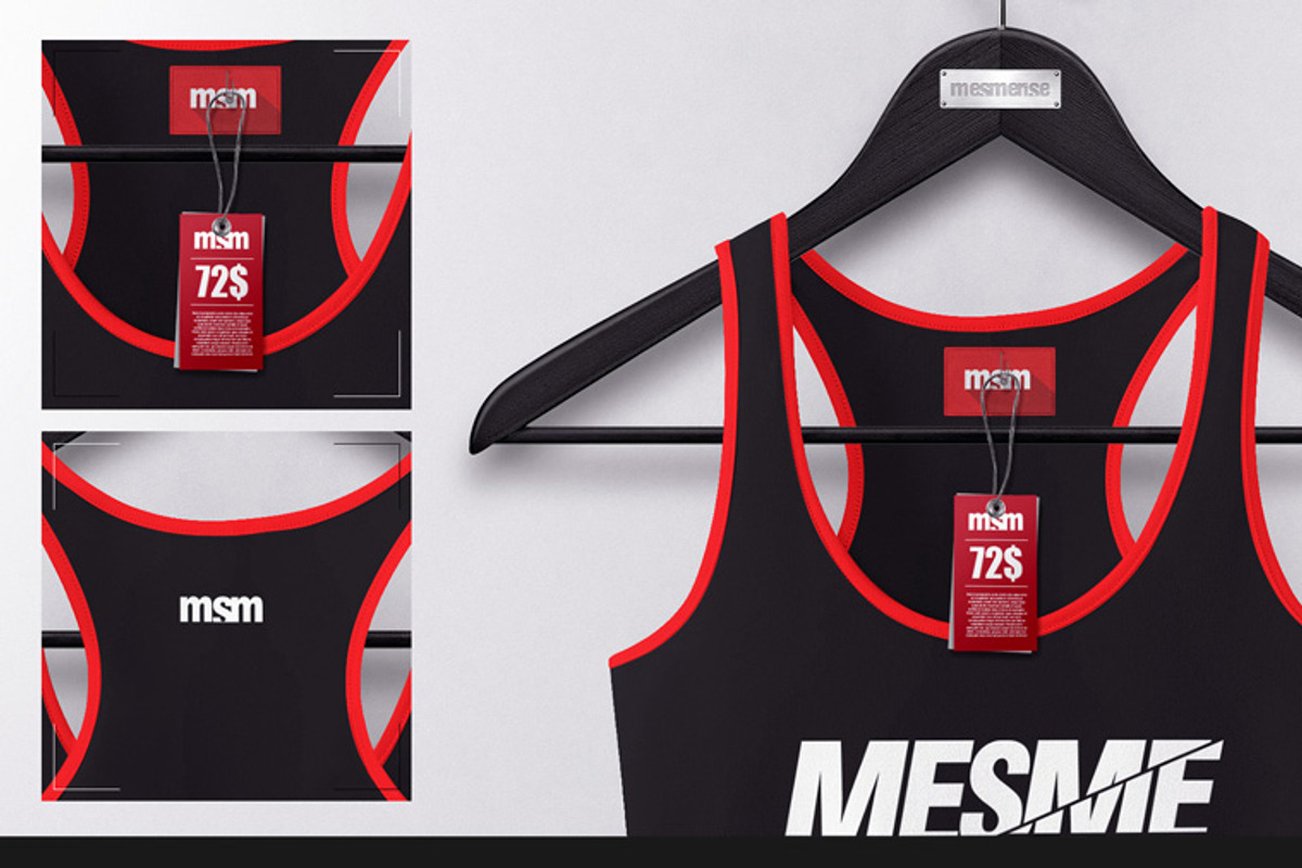 Racerback Tank On 5 Stages Mock-up, a Hoody Mockup by Mocca Mockups Store (Photo 7 of 68)