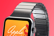Apple Watch Design Mockup, a Wearable Device Mockup by illustrated (Thumbnail 7 of 10)