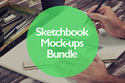 Sketchbook Mock-ups Bundle, a Books & Magazine Mockup by UI.Fest (Thumbnail 1 of 5)