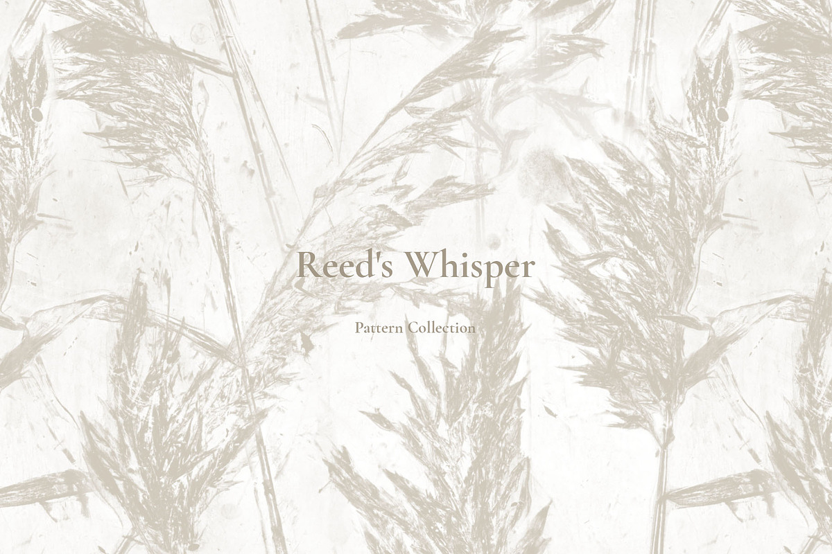 Reed's Whisper Pattern Collection, a Pattern Graphic by Note And Silence (Photo 1 of 5)